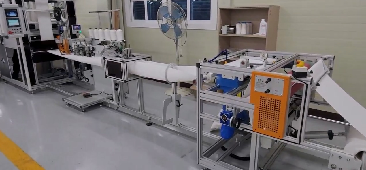 Star Machine använder automatiska symaskiner för att producera filterpåsar och förbättra effektiviteten